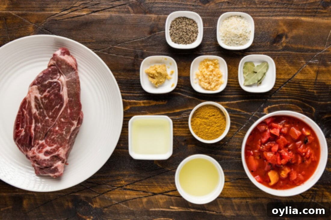 Ingredients for Beef Curry