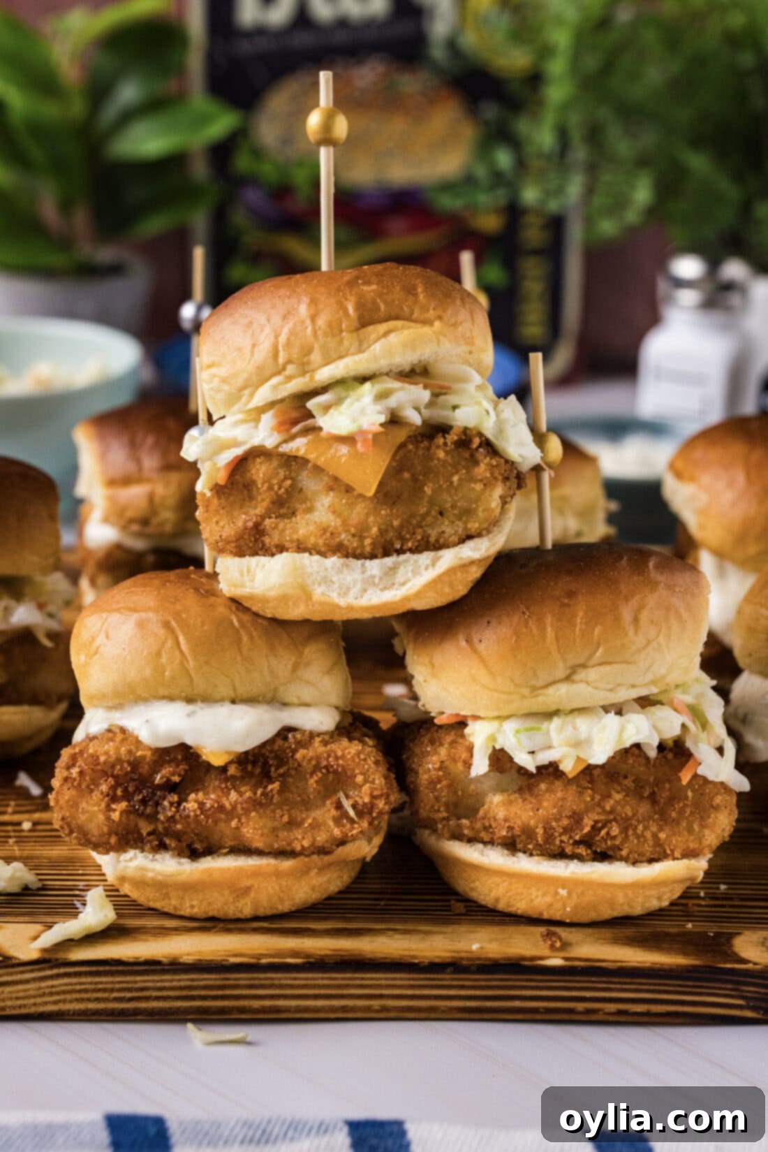 Stack of Fish Sliders