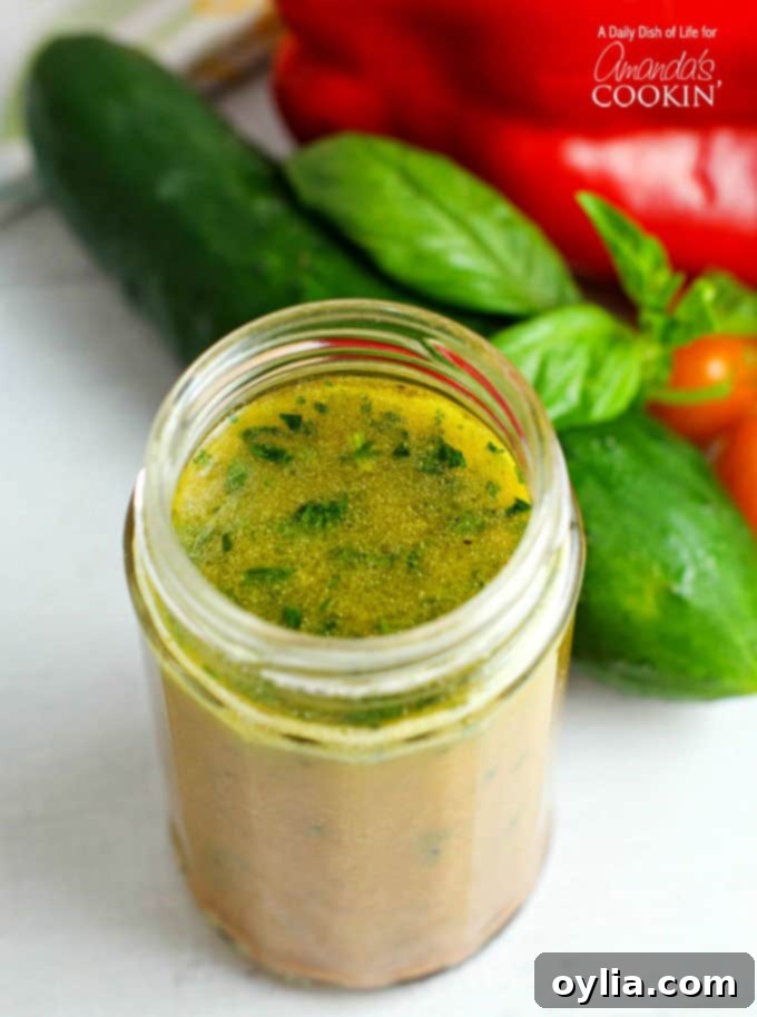 jar of dressing