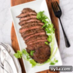 Platter of Carne Asada, ready to be served
