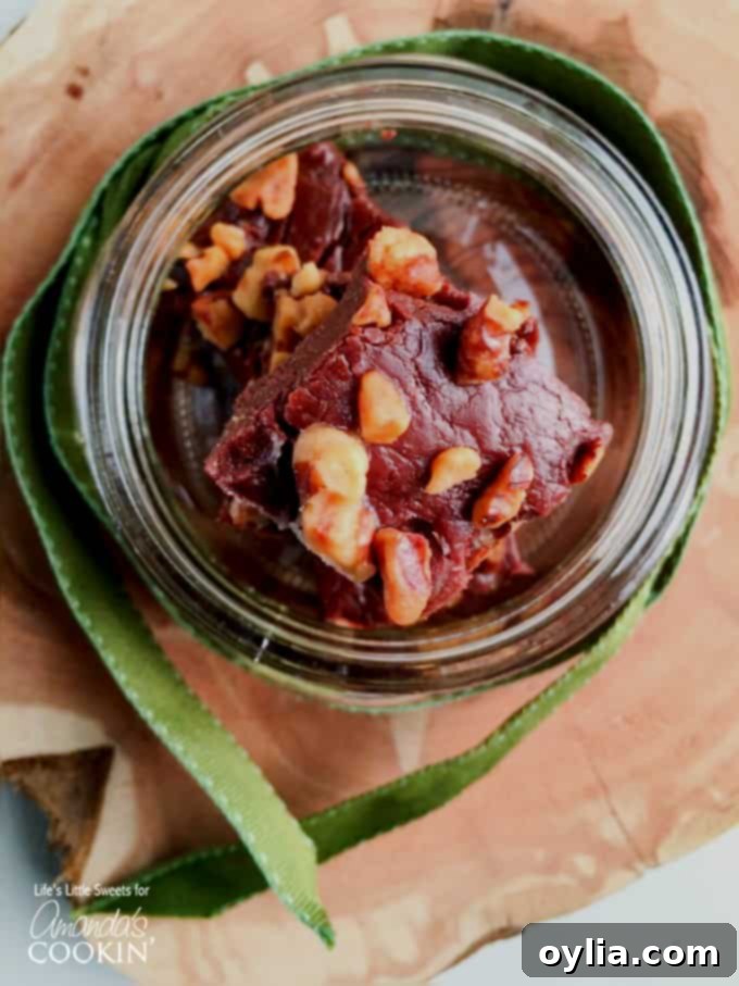 Make chocolate walnut fudge from scratch ti give as an edible gift