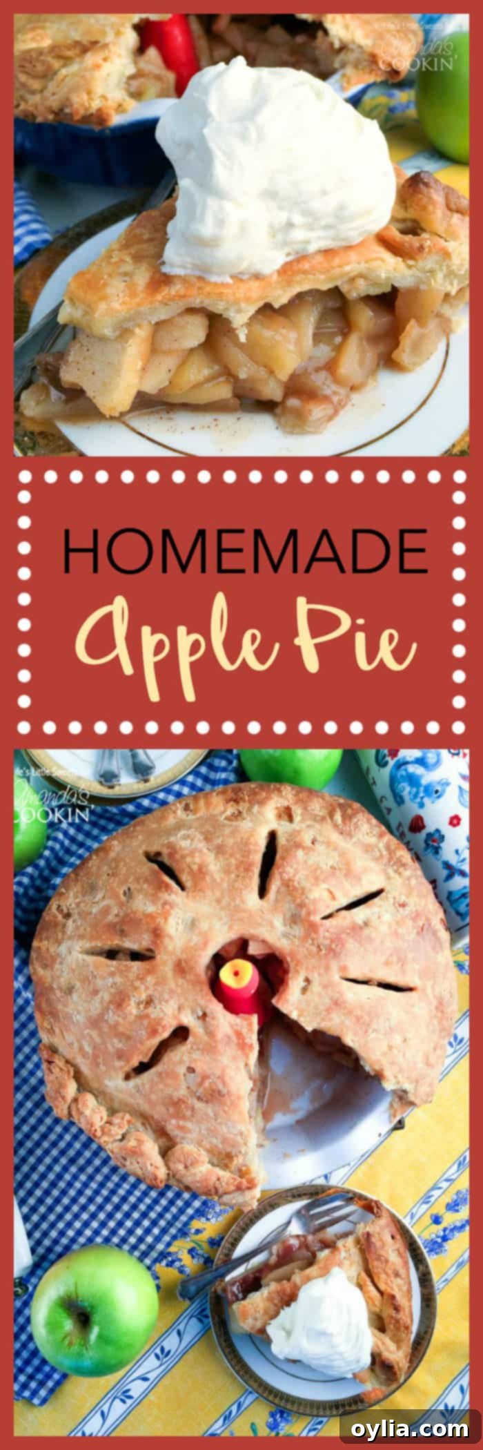 Grandma's Classic Apple Pie 10 Photos of a homemade apple pie, likely for Pinterest sharing.