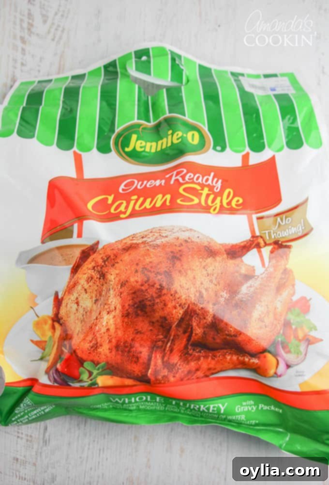 Jennie-O oven ready turkey for a hassle-free holiday meal.