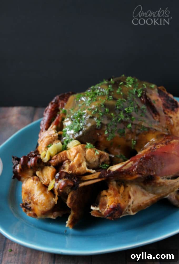 Delicious Jennie-O oven ready turkey and hasselback potatoes.
