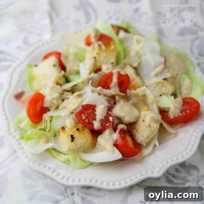 Tomato Caesar Salad