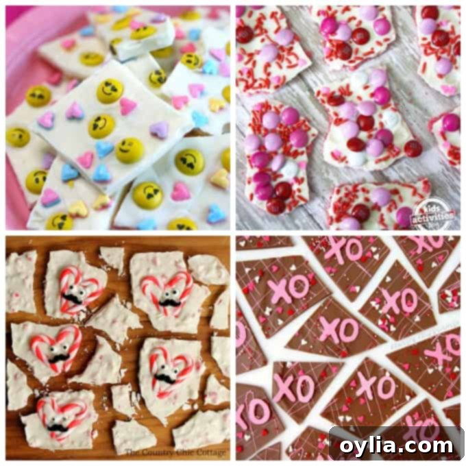 candy bark recipes for Valentine's Day