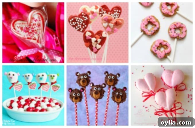 Homemade lollipops and suckers