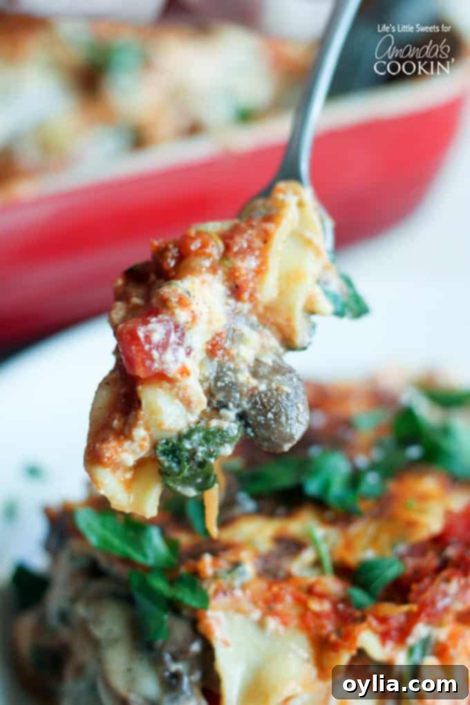 Garden Veggie Lasagna 7 I hope you enjoy this delicious and savory veggie lasagna!