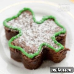Lucky Shamrock Brownies 9 shamrock shaped brownie