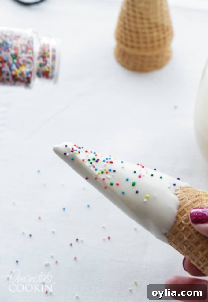 Unicorn freakshakes step 3