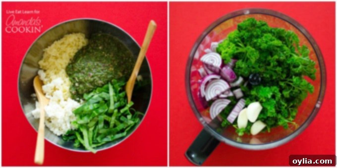 Step-by-step process of making an easy Orzo Salad