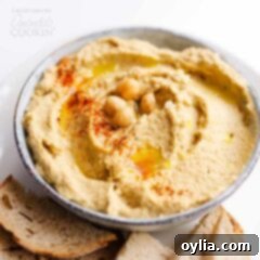 hummus in a bowl