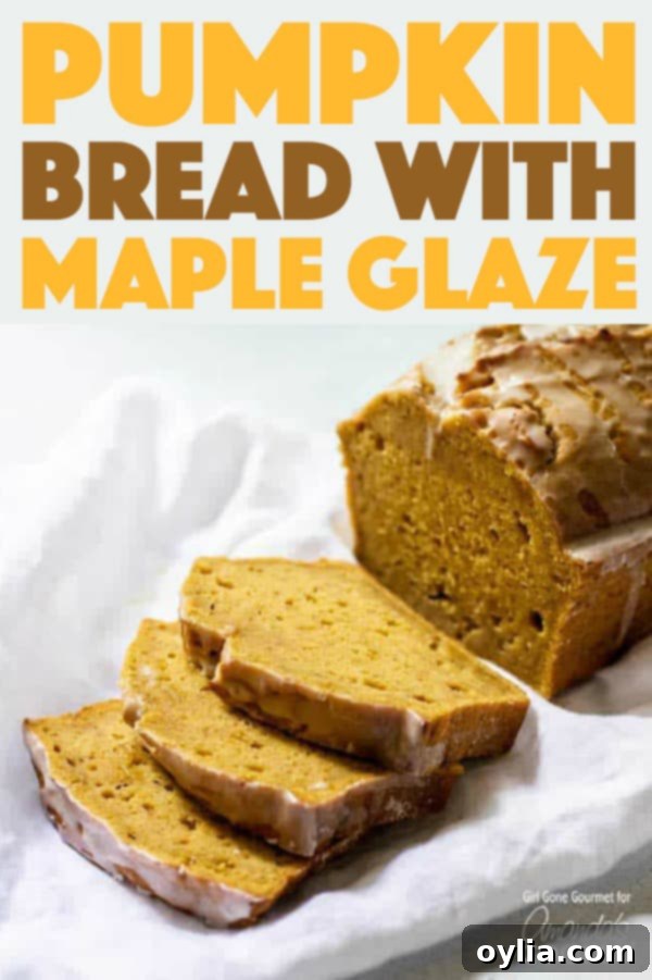 Delicious Pumpkin Bread with Maple Glaze