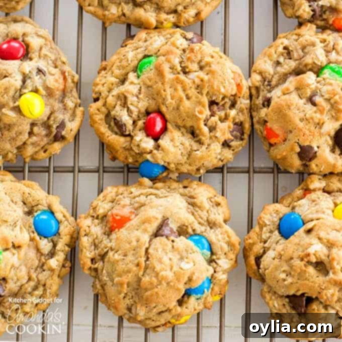 overhead photo of cookies on cooling rack