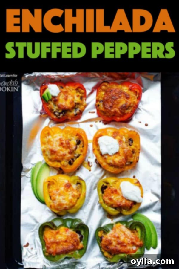 Enchilada Stuffed Peppers