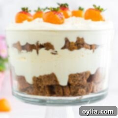 carrot cake trifle side view