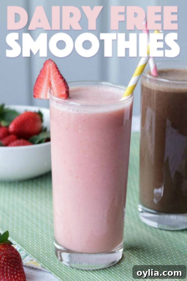 Delicious and healthy dairy-free smoothie recipes for a perfect start to your day.