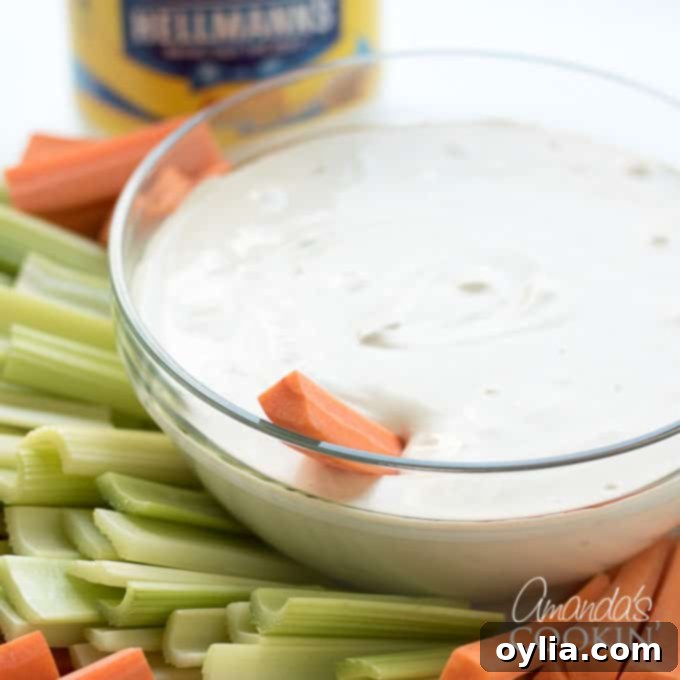 Creamy Onion Dip from onion soup mix