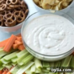 Creamy onion dip