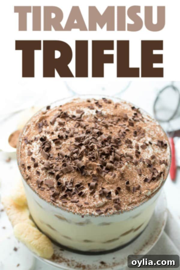 Tiramisu Trifle Dessert