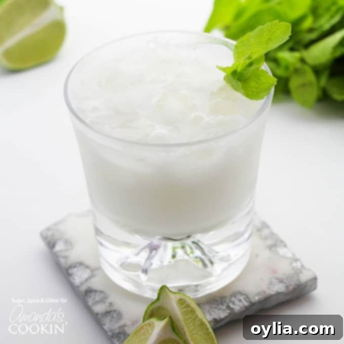 COCONUT RUM MOJITOS - another great rum drink