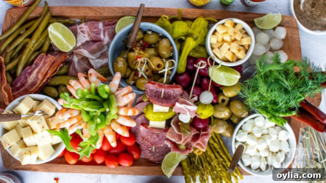 charcuterie board for bloody mary toppings