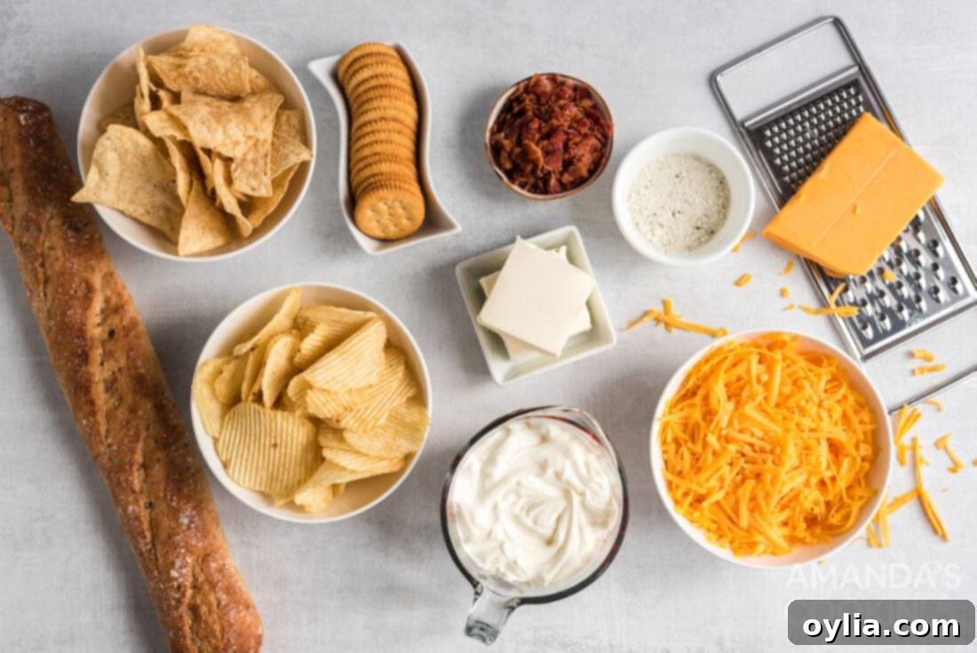Creamy Crockpot Queso 4 Crockpot Cheese Dip ingredients