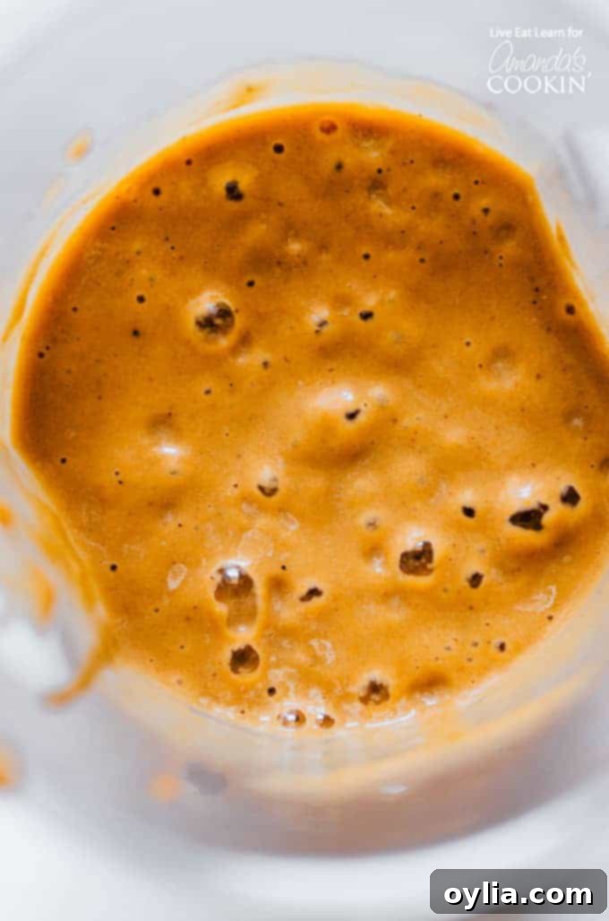 Pumpkin Spice Latte Smoothie in blender