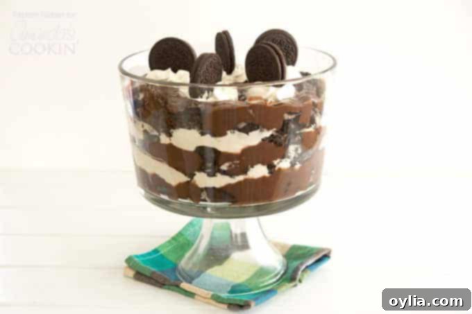 Chocolate Lasagna Trifle Horiztonal view