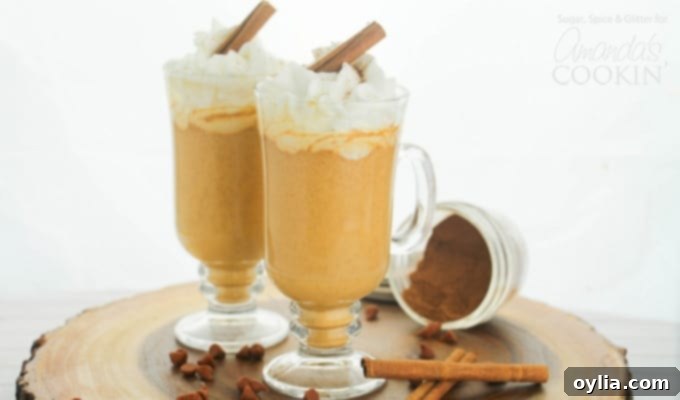 Pumpkin Spice Hot Chocolate Horiztonal