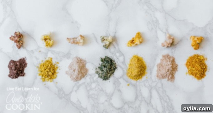 popcorn seasoning on a counter