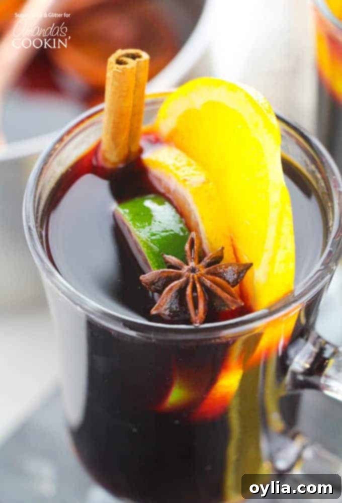 Mulled Wine in glass