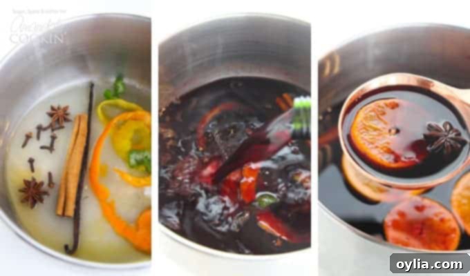 How to make mulled wine step photos