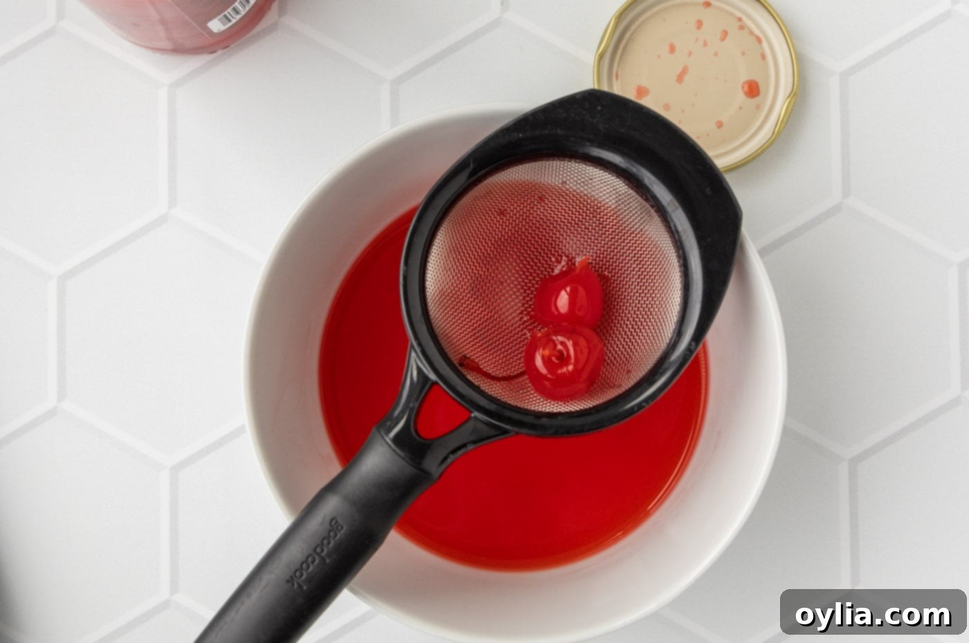 maraschino cherries drained
