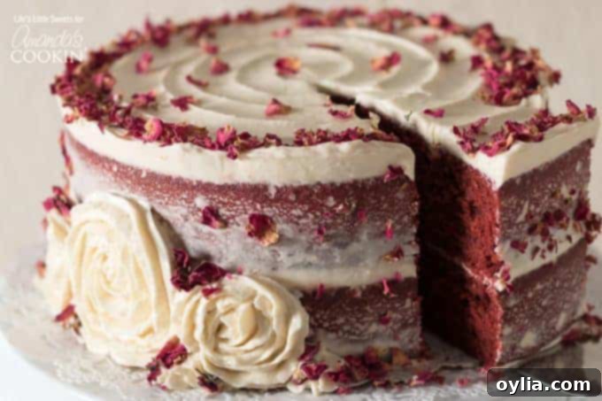 Slice of Red Velvet Cake