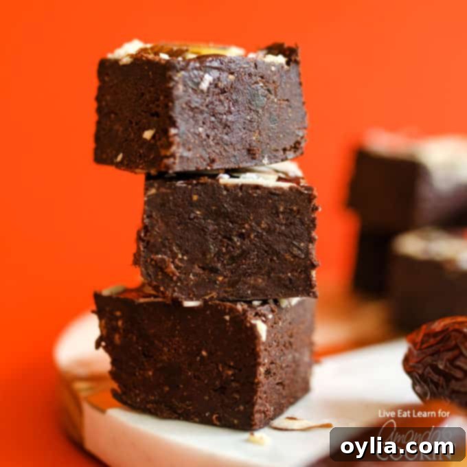 3 pieces of chocolate fudge