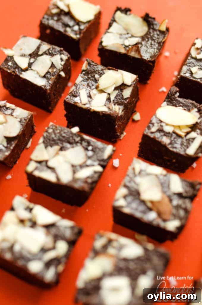 fudge squares on a red background