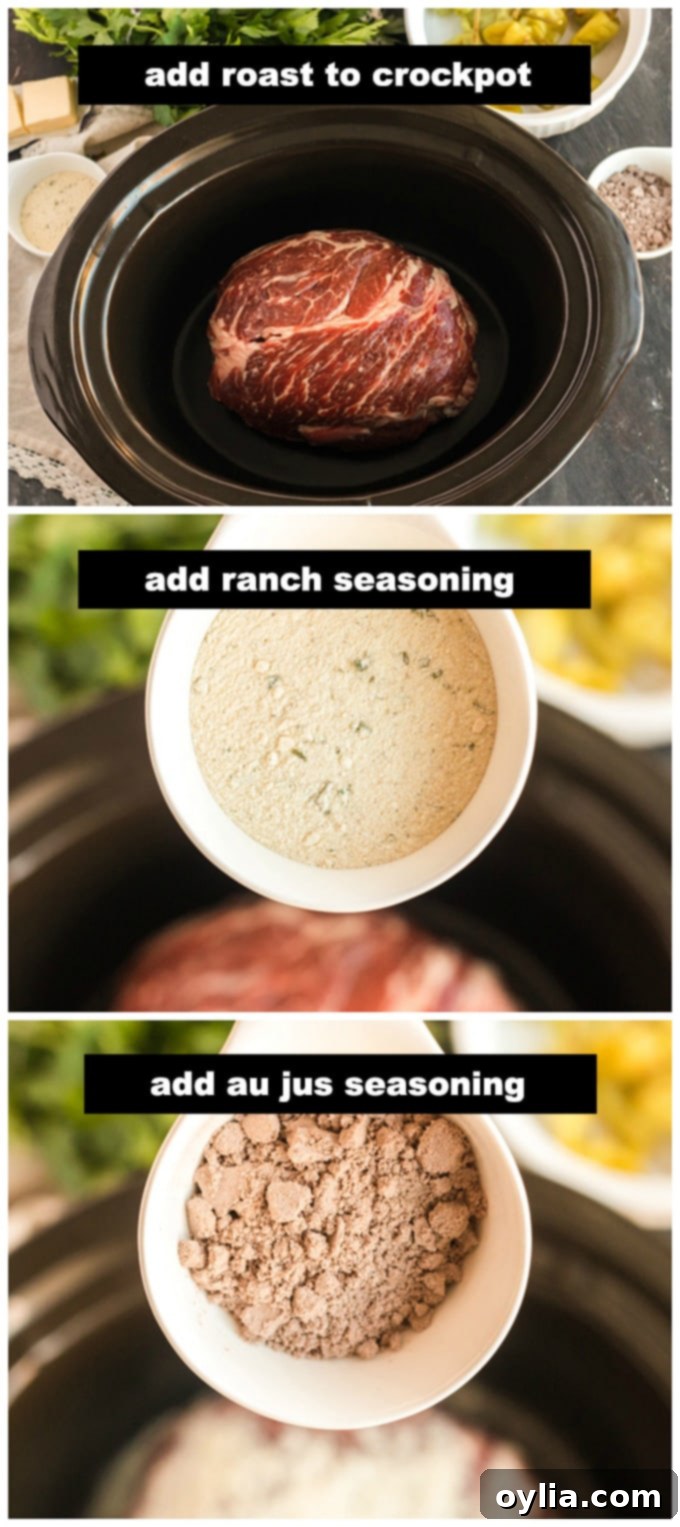chuck roast in crockpot
