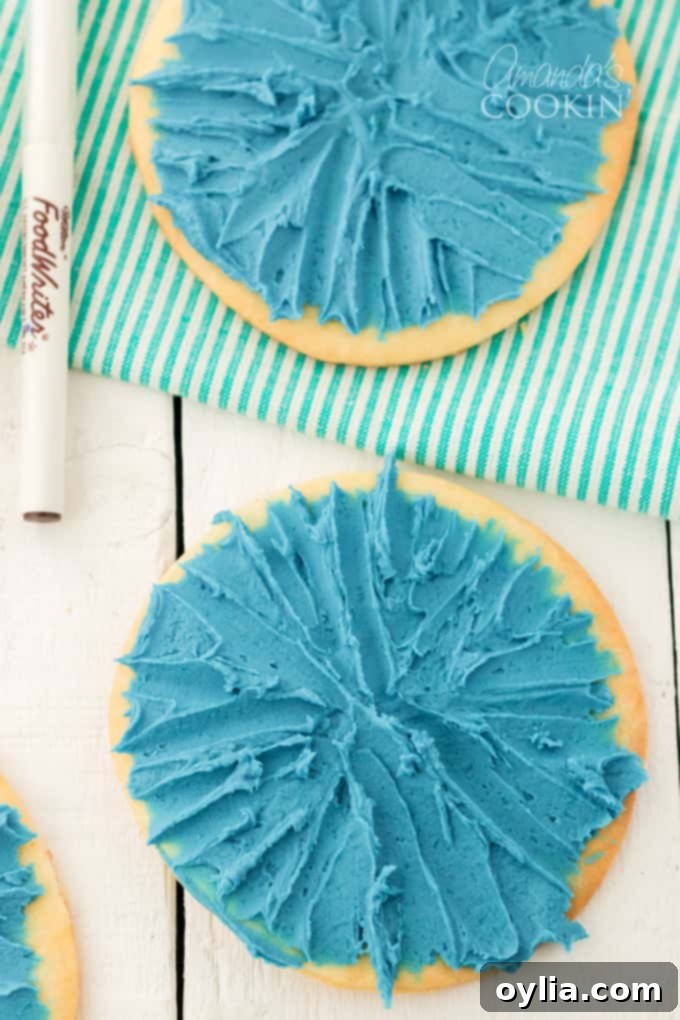 frosted cookies