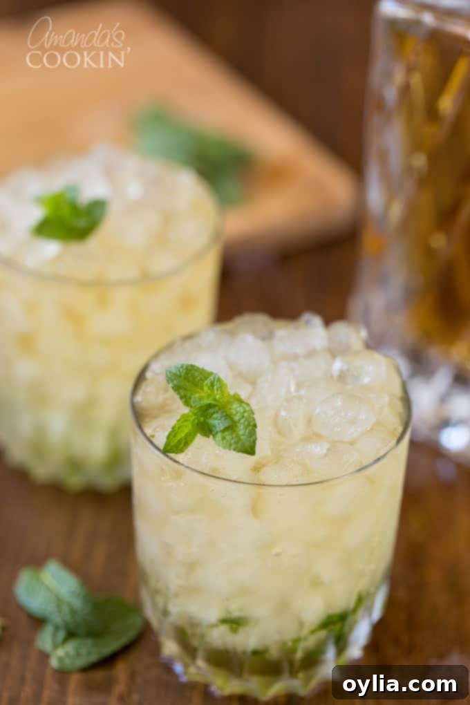 two Mint Juleps