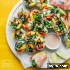Crispy Vegetable Rolls 2 overhead view of spring rolls