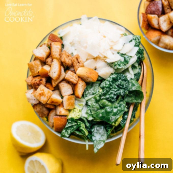 ingredients for caesar salad