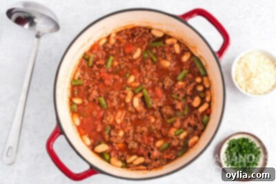 pot of hamburger stew