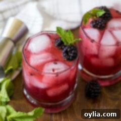 Midnight Berry Bourbon 9 blackberry bourbon lemonade cocktail