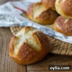 Homemade Bretzel Rolls