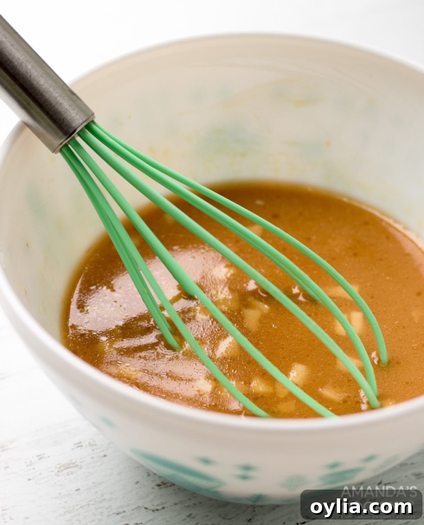 sesame chicken sauce in a bowl