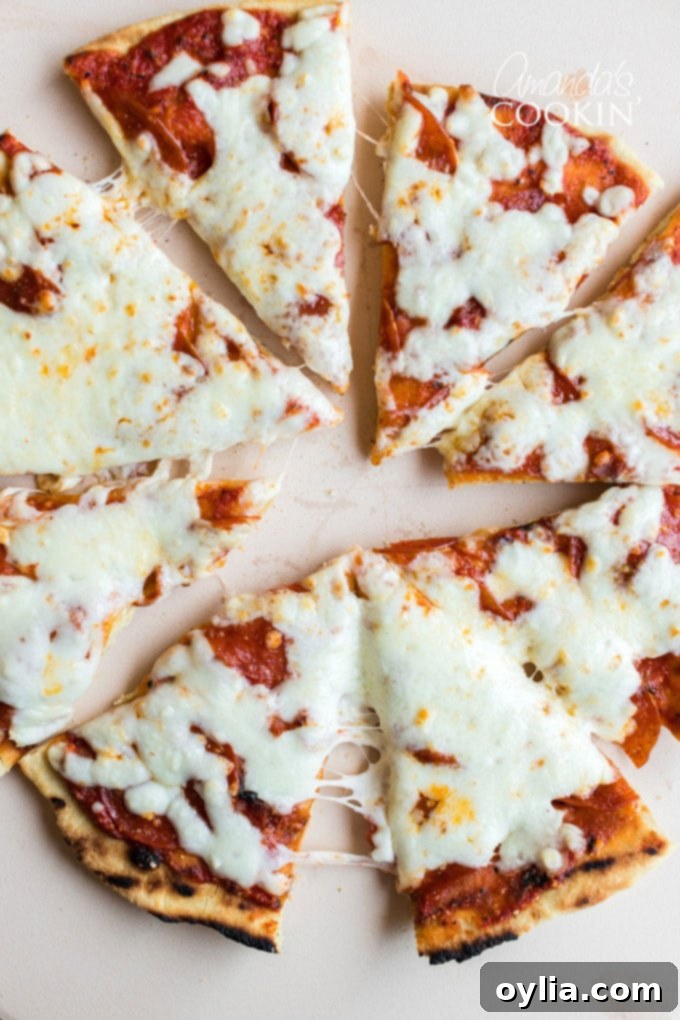 cheese pizza cut into slices