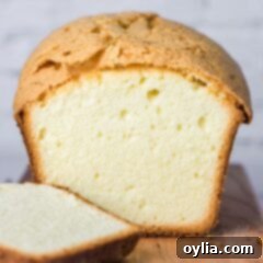 sliced pound cake