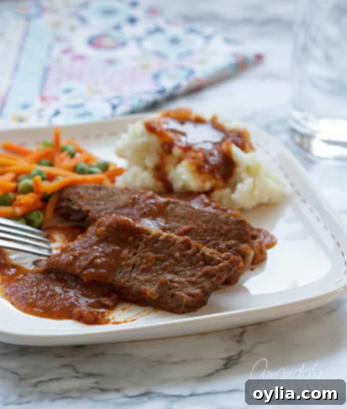 brisket on plate