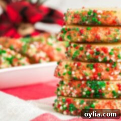 stack of decorated cookies
